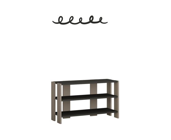 Обувница с вешалкой TONO SHOE RACK-HANGER