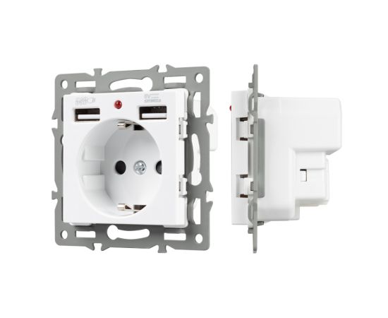 Розетка одинарная с USB Arlight SCT-MUAA-PL