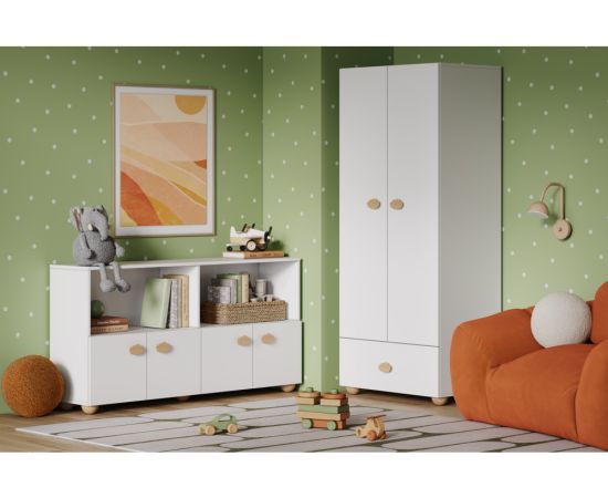 Стеллаж детский Тесси-3 White