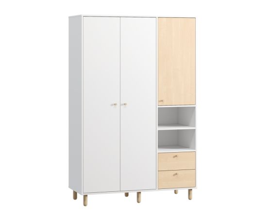 Распашной шкаф Дикинс-3 White Plywood