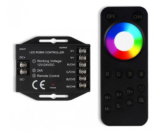 Контроллер-регулятор цвета RGBW с пультом ДУ Ambrella Light ILLUMINATION GS11461