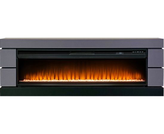 Каминокомплект Modern 60 SFT (Разборный) - Серый графит с очагом Vision 60 LED