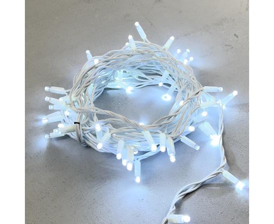 Гирлянда LTC Нить 10м Белая 220В, 75 LED