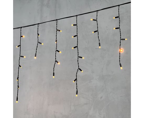 Гирлянда LTC Бахрома с Колпачком 3,1 x 0,5 м Желтая 220В, 120 LED
