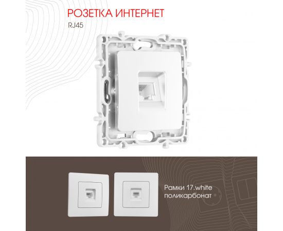Розетка интернет RJ45 Arte Milano