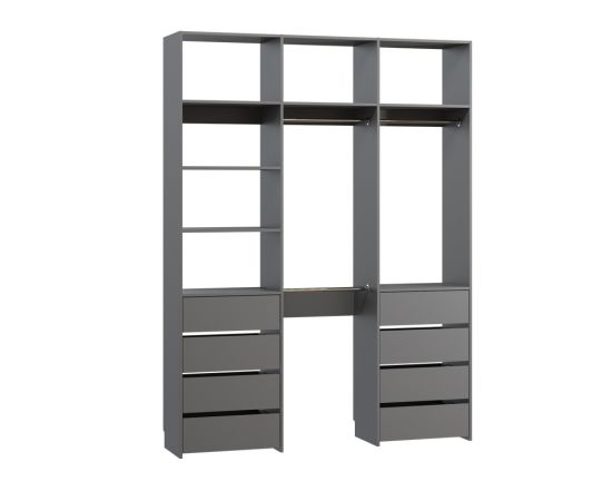 Модуль для гардероба Хелен-3.8-180-240 Grey