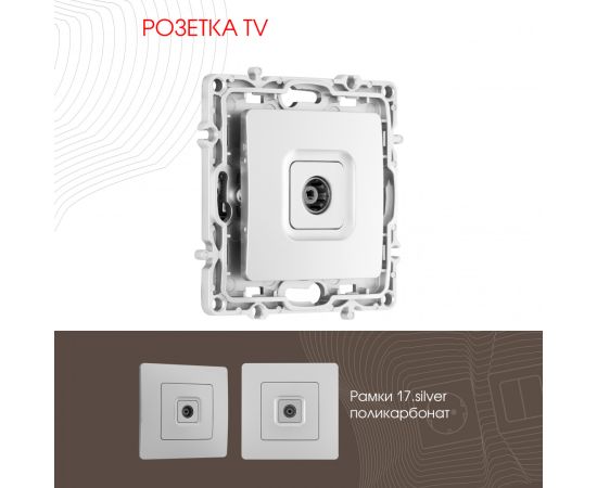 Розетка TV Arte Milano