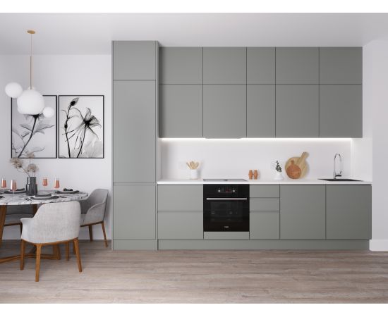Кухня Комфорт Grey, прямая, 2700-2900 мм
