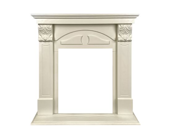 Портал Royal Flame Dublin (деревянный) RUSTIC (Разборный) - Слоновая кость