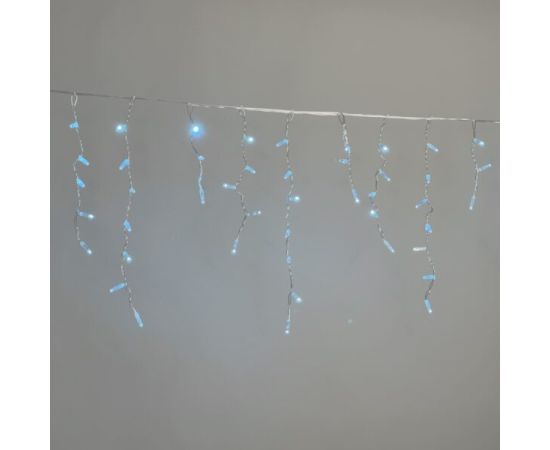 Гирлянда бахрома с Колпачком 3,1 x 0,5 м Небесно-Голубая 220В, 120 LED, Провод Прозрачный ПВх, IP65 LTC