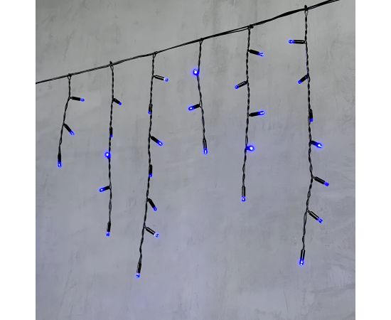 Гирлянда LTC Бахрома с Колпачком 3,1 x 0,5 м Синяя 220В, 120 LED