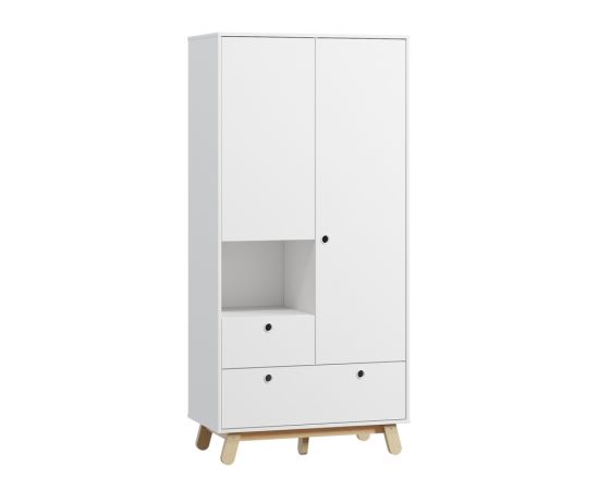 Распашной шкаф Анджи-2 White