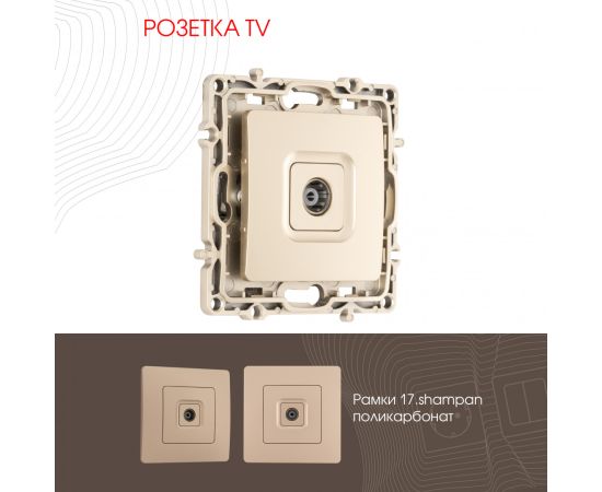 Розетка TV Arte Milano