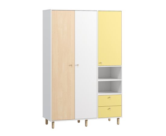 Распашной шкаф Дикинс-3 Mustard Plywood