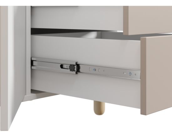 Распашной шкаф Дикинс-3 Latte Plywood