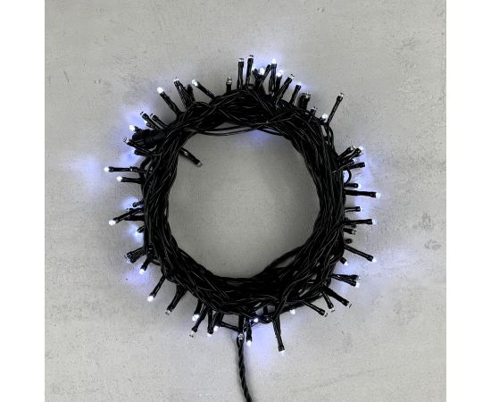 Гирлянда LTC Нить 10м Белая с Мерцанием Каждого Диода 24В, 100 LED