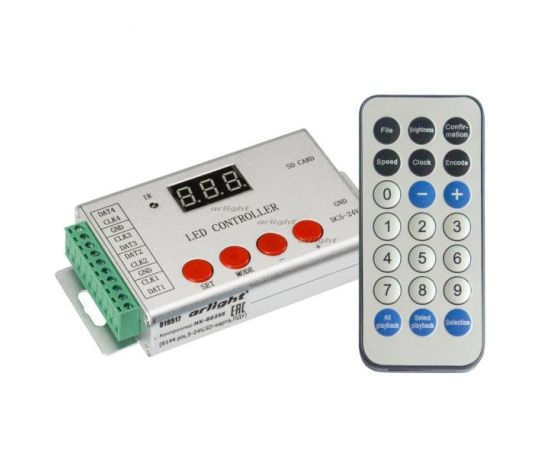 Контроллер HX-802SE-2 (6144 pix, 5-24V, SD-карта, ПДУ)