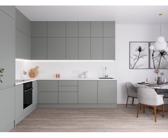 Кухня Комфорт Grey, угловая, 4950-5150 мм