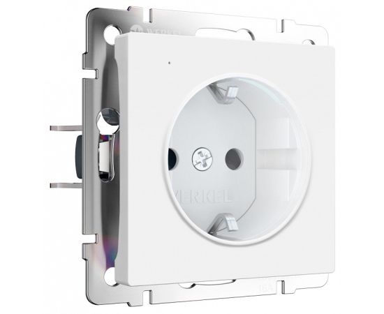Розетка с заземлением с подсветкой, без рамки Werkel DBQ29 W1171461