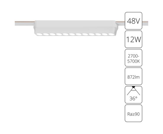 Трековый светильник Arte Lamp RAPID