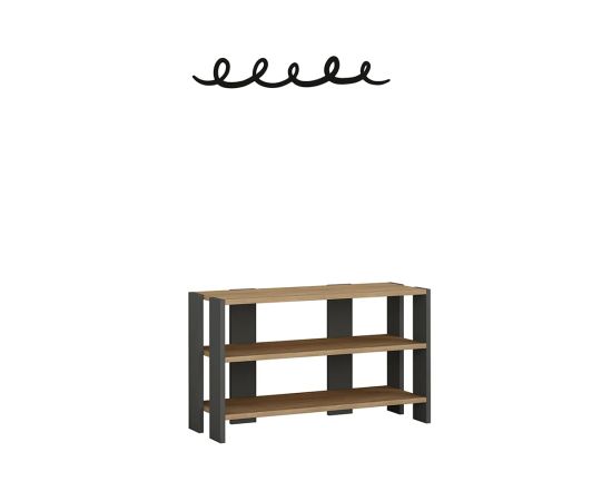 Обувница с вешалкой TONO SHOE RACK-HANGER