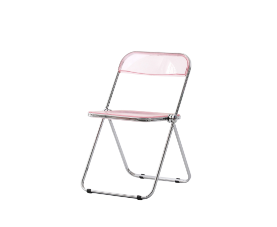 Стул Fold Pink складной розовый