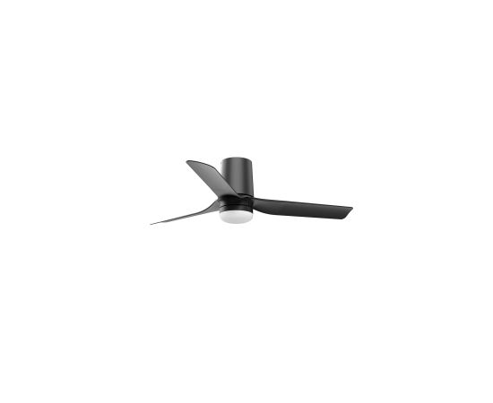Потолочный вентилятор MINI PUNT TUB S Ш900mm черный 3 PAL черный 10W CCT
