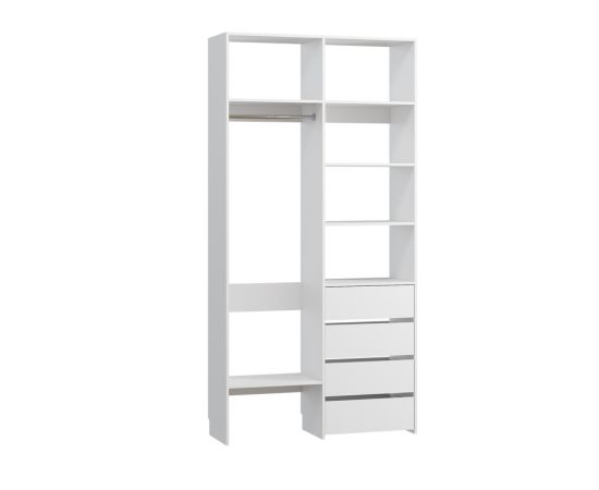 Модуль для гардероба Хелен-2.6-120-240 White