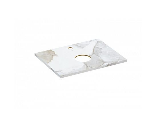 Столешница Cersanit STONE из керамогранита Life 60x45x2 белый сатиновый