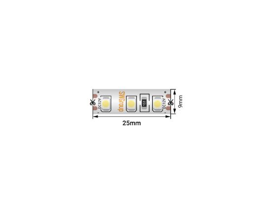 Лента светодиодная SWG SWG2120 SWG2120-12-9.6-WW-66-M SWG