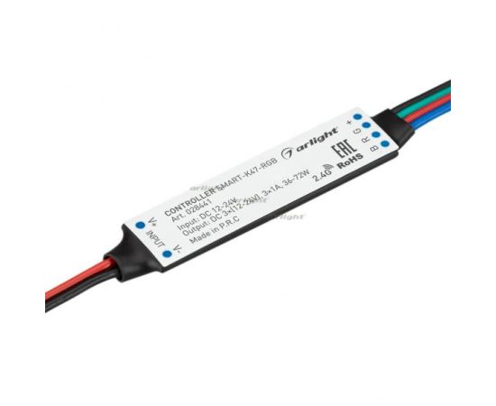 Контроллер SMART-K47-RGB (12-24V, 3x1A, 2.4G)