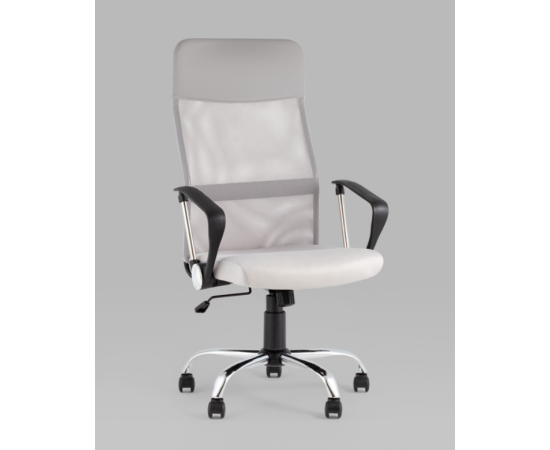 Кресло офисное TopChairs Benefit NEW серое