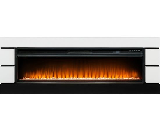 Каминокомплект Modern 60 SFT (Разборный) - Белый с черным с очагом Vision 60 LED