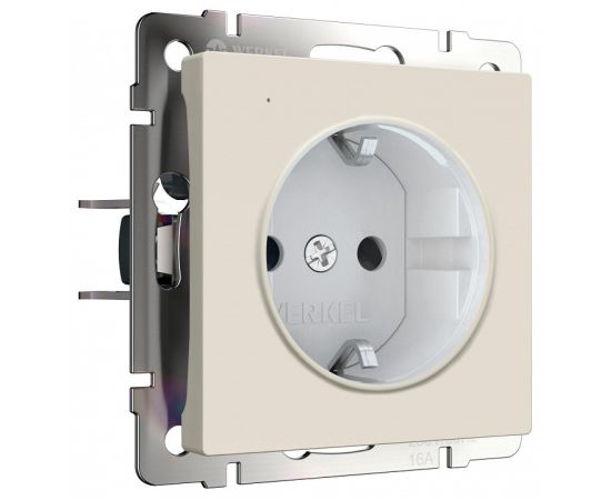 Розетка с заземлением с подсветкой, без рамки Werkel DBQ29 W1171462