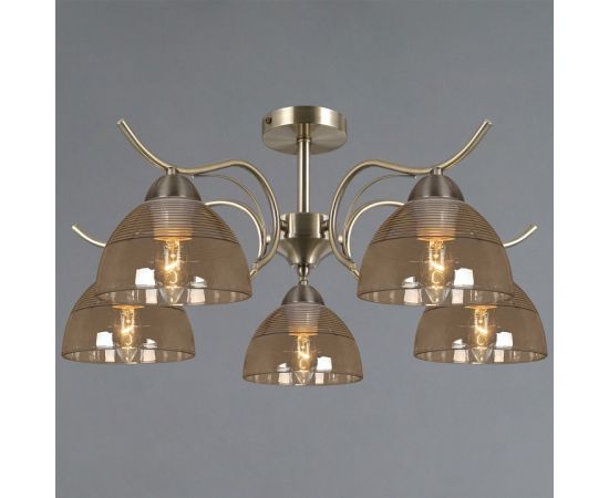Люстра на штанге ILLUMICO AREZZO IL0733-5CSQ-25 AB AREZZO