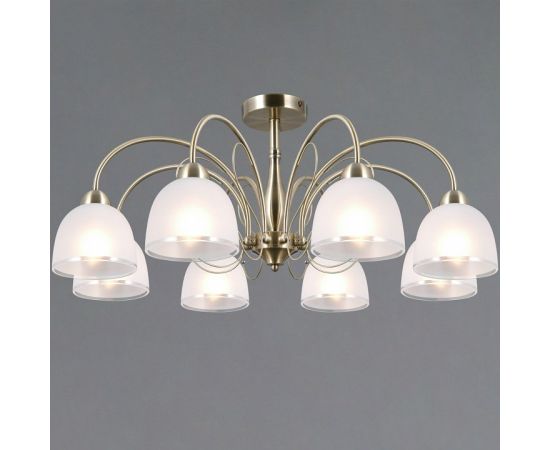 Люстра на штанге ILLUMICO AREZZO IL0789-8CSQ-25 AB AREZZO