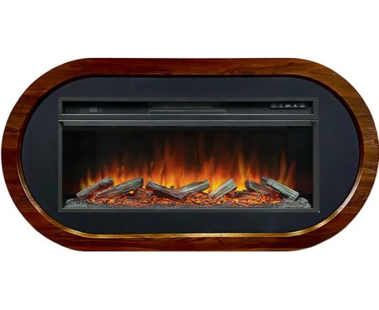 Каминокомплект Ellipse 42 - Орех ноче с очагом Vision 42 LOG LED