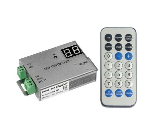 Контроллер HX-805 (2048 pix, 5-24V, SD-карта, ПДУ)