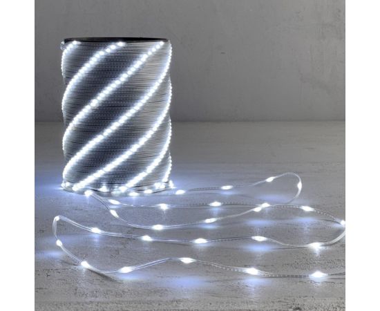 Гирлянда Роса Про 20м белая 24В, 400 LED, Провод Прозрачный ПВх, IP65 LTC