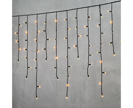 Гирлянда LTC Бахрома 3,2 x 0,9 м Желтая, 168 LED