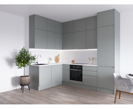 Кухня Комфорт Grey, угловая, 3950-4150 мм