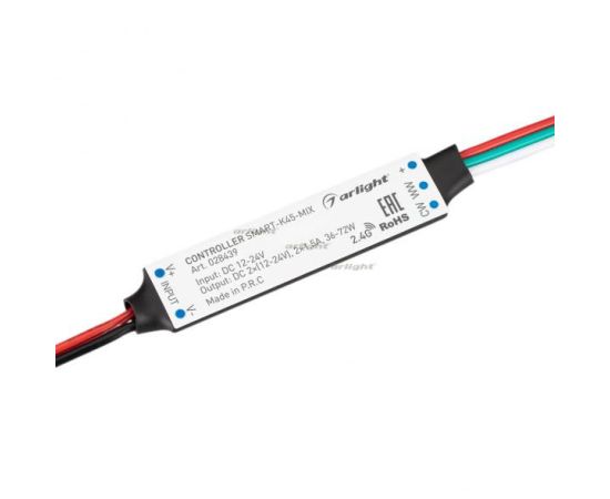 Контроллер SMART-K45-MIX (12-24V, 2x1.5A, 2.4G)