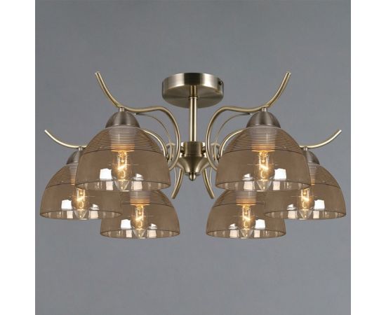 Люстра на штанге ILLUMICO AREZZO IL0733-6CSQ-25 AB AREZZO